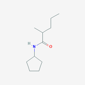 molecular formula C11H21NO B430306 N-cyclopentyl-2-methylpentanamide 