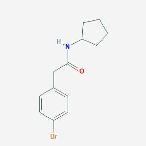 2-(4-bromophenyl)-N-cyclopentylacetamide