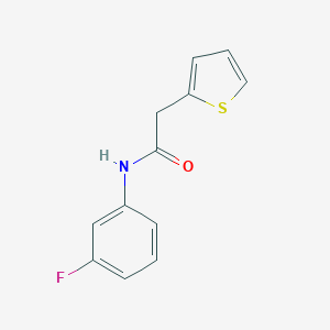 molecular formula C12H10FNOS B430312 N-(3-fluorophenyl)-2-thien-2-ylacetamide CAS No. 349088-25-1