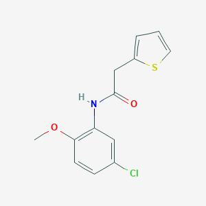 N-(5-chloro-2-methoxyphenyl)-2-(thiophen-2-yl)acetamide