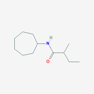 molecular formula C12H23NO B430315 N-cycloheptyl-2-methylbutanamide 