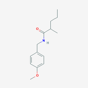 N-(4-methoxybenzyl)-2-methylpentanamide