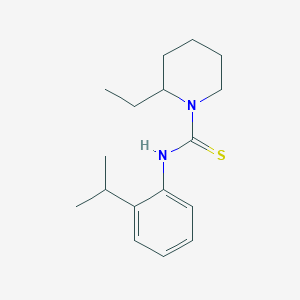 molecular formula C17H26N2S B4303195 2-ethyl-N-(2-isopropylphenyl)piperidine-1-carbothioamide 