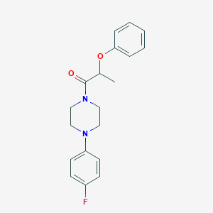 1-[4-(4-Fluorophenyl)piperazin-1-yl]-2-phenoxypropan-1-one
