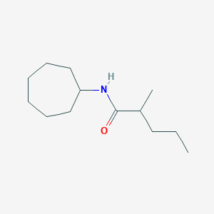 molecular formula C13H25NO B430326 N-cycloheptyl-2-methylpentanamide 