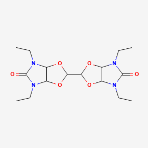 molecular formula C16H26N4O6 B4303418 4,4',6,6'-tetraethyloctahydro-2H,2'H,5H,5'H-2,2'-bi[1,3]dioxolo[4,5-d]imidazole-5,5'-dione 