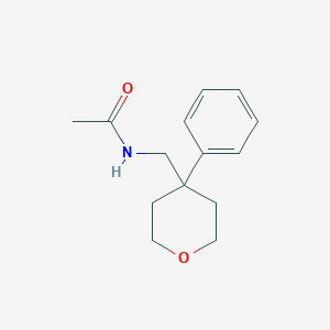 molecular formula C14H19NO2 B430414 N-[(4-phenyloxan-4-yl)methyl]acetamide CAS No. 14006-33-8
