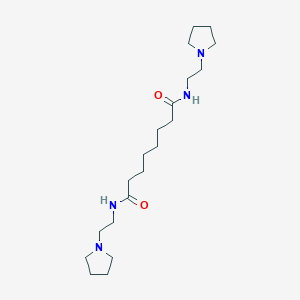 molecular formula C20H38N4O2 B430420 N,N'-bis(2-pyrrolidin-1-ylethyl)octanediamide 