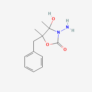 3-amino-5-benzyl-4-hydroxy-4,5-dimethyl-1,3-oxazolidin-2-one