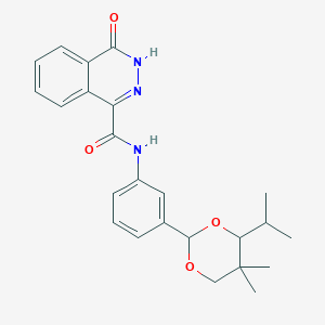 N-[3-(4-isopropyl-5,5-dimethyl-1,3-dioxan-2-yl)phenyl]-4-oxo-3,4-dihydrophthalazine-1-carboxamide