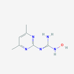 molecular formula C7H11N5O B430479 3-(4,6-Dimethylpyrimidin-2-yl)-1-hydroxyguanidine 