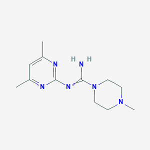 molecular formula C12H20N6 B430484 Cambridge id 6123408 