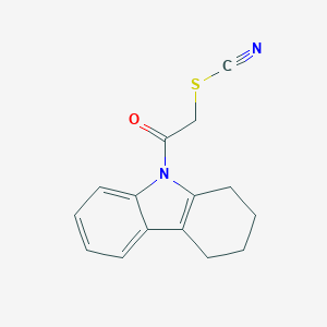 2-oxo-2-(1,2,3,4-tetrahydro-9H-carbazol-9-yl)ethyl thiocyanate