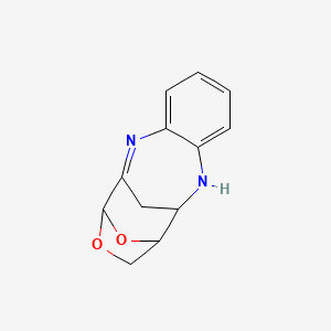 molecular formula C12H12N2O2 B4305517 12,16-dioxa-2,9-diazatetracyclo[8.4.1.1~11,14~.0~3,8~]hexadeca-3,5,7,9-tetraene 