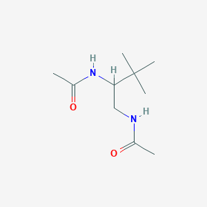 molecular formula C10H20N2O2 B4305933 N,N'-(3,3-dimethylbutane-1,2-diyl)diacetamide 