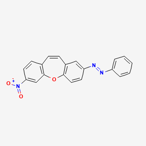 1-(7-nitrodibenzo[b,f]oxepin-2-yl)-2-phenyldiazene