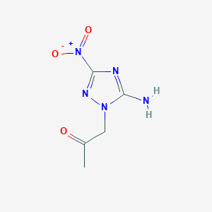 1-(5-amino-3-nitro-1H-1,2,4-triazol-1-yl)acetone