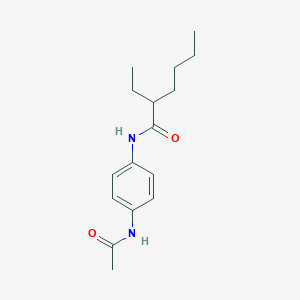 molecular formula C16H24N2O2 B430611 N-[4-(acetylamino)phenyl]-2-ethylhexanamide 