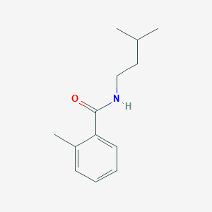 molecular formula C13H19NO B430618 2-methyl-N-(3-methylbutyl)benzamide 