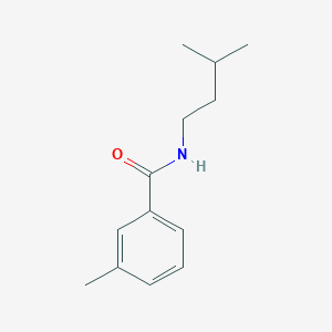 molecular formula C13H19NO B430621 3-methyl-N-(3-methylbutyl)benzamide 