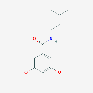 molecular formula C14H21NO3 B430625 3,5-dimethoxy-N-(3-methylbutyl)benzamide 