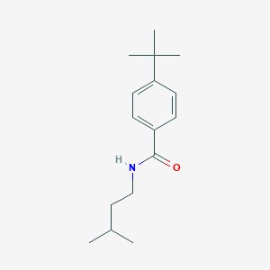 molecular formula C16H25NO B430626 4-tert-butyl-N-(3-methylbutyl)benzamide 