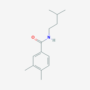 molecular formula C14H21NO B430627 3,4-dimethyl-N-(3-methylbutyl)benzamide 
