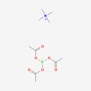 molecular formula C10H21BNO6 B043063 三乙酰氧基硼氢化四甲基铵 CAS No. 109704-53-2