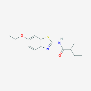 molecular formula C15H20N2O2S B430639 N-(6-ethoxy-1,3-benzothiazol-2-yl)-2-ethylbutanamide 