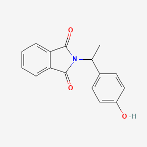molecular formula C16H13NO3 B4307398 2-[1-(4-hydroxyphenyl)ethyl]-1H-isoindole-1,3(2H)-dione 