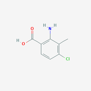 B043079 2-Amino-4-chloro-3-methylbenzoic acid CAS No. 98968-68-4
