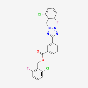 2-CHLORO-6-FLUOROBENZYL 3-[2-(2-CHLORO-6-FLUOROBENZYL)-2H-1,2,3,4-TETRAAZOL-5-YL]BENZOATE