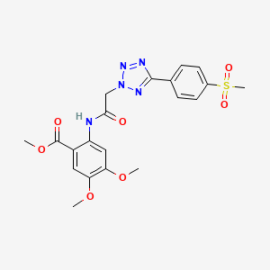 METHYL 2-{2-[5-(4-METHANESULFONYLPHENYL)-2H-1,2,3,4-TETRAZOL-2-YL]ACETAMIDO}-4,5-DIMETHOXYBENZOATE