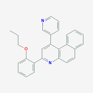 3-[3-(2-PROPOXYPHENYL)BENZO[F]QUINOLIN-1-YL]PYRIDINE