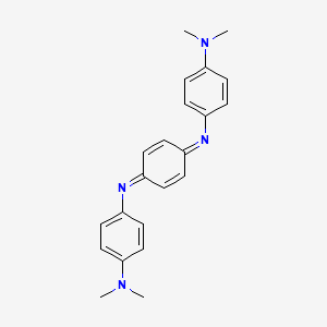 N-[4-(DIMETHYLAMINO)PHENYL]-N-(4-{[4-(DIMETHYLAMINO)PHENYL]IMINO}-2,5-CYCLOHEXADIENYLIDEN)AMINE