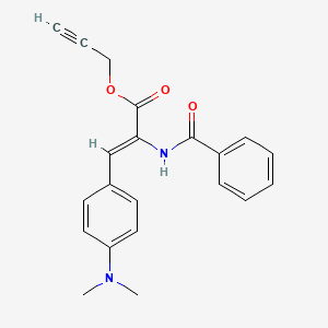 2-PROPYNYL (Z)-2-(BENZOYLAMINO)-3-[4-(DIMETHYLAMINO)PHENYL]-2-PROPENOATE