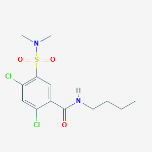 N-butyl-2,4-dichloro-5-(dimethylsulfamoyl)benzamide