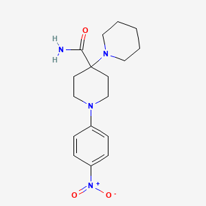 1'-(4-nitrophenyl)-1,4'-bipiperidine-4'-carboxamide