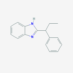 molecular formula C16H16N2 B430847 2-(1-Phenylpropyl)-1H-benzo[D]imidazole CAS No. 24893-44-5
