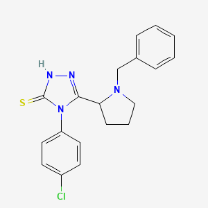 3-(1-benzylpyrrolidin-2-yl)-4-(4-chlorophenyl)-1H-1,2,4-triazole-5-thione