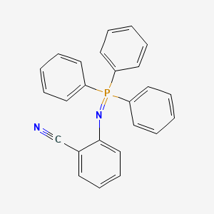 2-[(TRIPHENYL-LAMBDA5-PHOSPHANYLIDENE)AMINO]BENZONITRILE