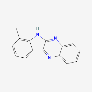 molecular formula C15H11N3 B4308826 7-methyl-6H-indolo[2,3-b]quinoxaline 