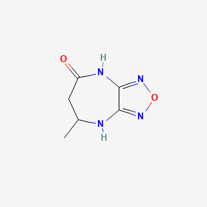 7-METHYL-4H,5H,6H,7H,8H-[1,2,5]OXADIAZOLO[3,4-B][1,4]DIAZEPIN-5-ONE