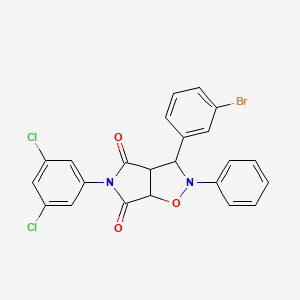 3-(3-bromophenyl)-5-(3,5-dichlorophenyl)-2-phenyldihydro-2H-pyrrolo[3,4-d]isoxazole-4,6(3H,5H)-dione