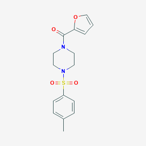 molecular formula C16H18N2O4S B430907 1-(2-Furoyl)-4-[(4-methylphenyl)sulfonyl]piperazine CAS No. 313250-89-4