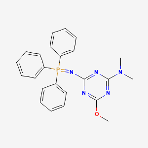 4-methoxy-N,N-dimethyl-6-[(triphenylphosphoranylidene)amino]-1,3,5-triazin-2-amine