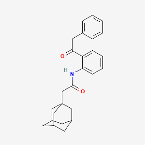 2-(ADAMANTAN-1-YL)-N-[2-(2-PHENYLACETYL)PHENYL]ACETAMIDE