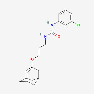 N-[3-(1-adamantyloxy)propyl]-N'-(3-chlorophenyl)urea