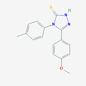 molecular formula C16H15N3OS B430930 5-(4-甲氧基苯基)-4-(4-甲苯基)-4H-1,2,4-三唑-3-硫醇 CAS No. 5679-72-1