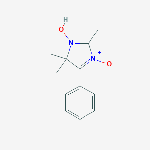 molecular formula C12H16N2O2 B430968 1-Hydroxy-2,5,5-trimethyl-4-phenyl-3-imidazoline 3-oxide CAS No. 38870-51-8